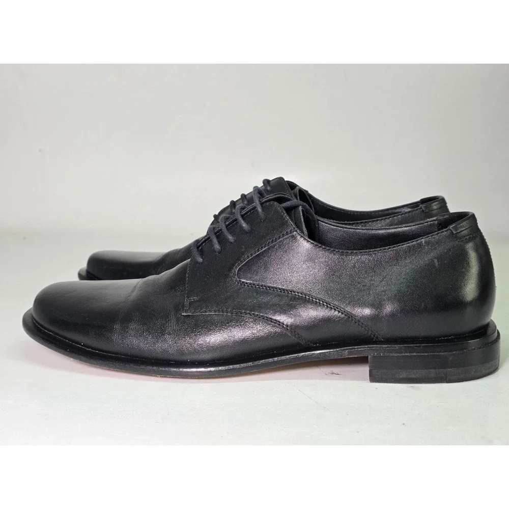 BCBG Paris Men's Dress Shoes Size‎ 8.5 D Black Leather Oxford Classic Lace Up